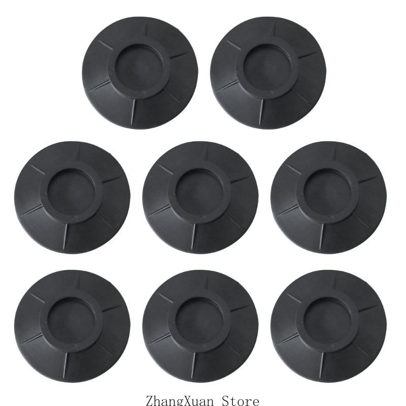 

Set of 8 Laundry Machine Foot Protectors Washer Floor Guards Plastic Washer Grip Absorb Shock for Quiet Operation 3XUF CN