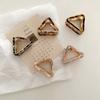 Multicolor Acetic Acid Hair Claw Small Size Geometry Shark Clip Triangle Hair Crab Clip  Party