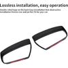 Car Side Mirror Rain Visor Eyebrow for Ford Escape Kuga 2013-2019 Rainproof Waterproof Auto Rearview Mirror Cover Accessories ABS Carbon Fiber 2Pcs