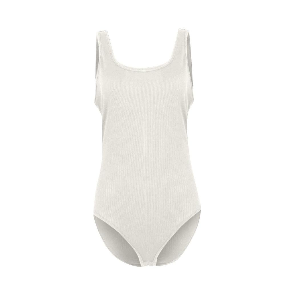 Tuta dimagrante da donna casual sexy moda tinta unita con bottoni a coste