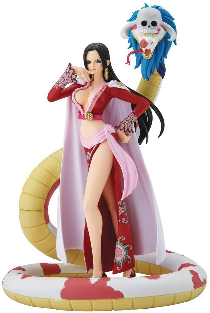 Banpresto One Piece DXF The Grandline Series Extra Boa Hancock PVC Figure, White, Collectible Anime Statue