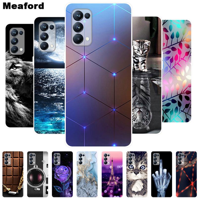 For OPPO Reno 5 Reno5 Pro 5G Case Soft Silicone Back Case Coque for OPPO Reno 5 Pro 5G Phone Cover Shockproof Fundas for Reno 5