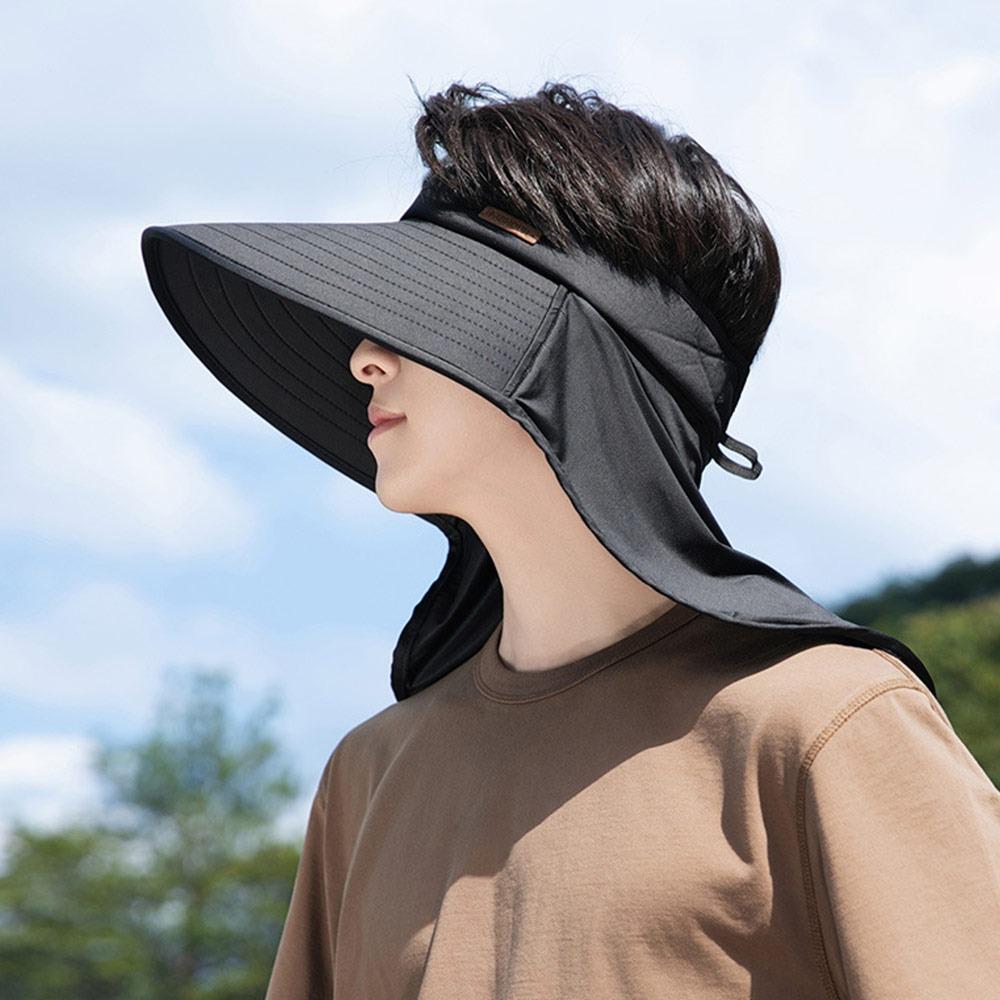Large Brim Adult Hats Neck Protection Sunscreen Cap New Sun Hats  Mountain Climbing
