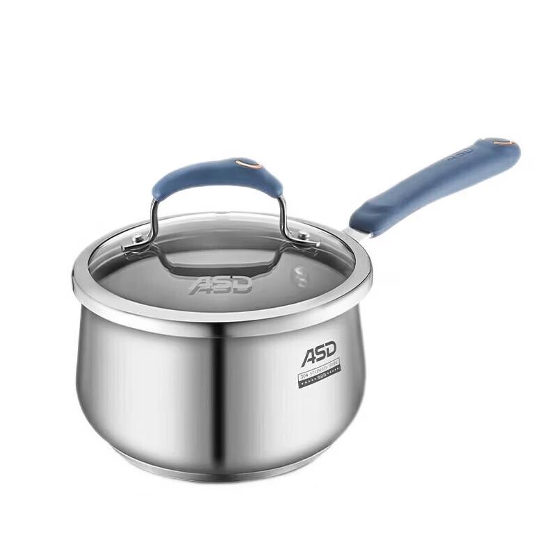 ASD 18CM 304 Stainless Steel Milk Pot