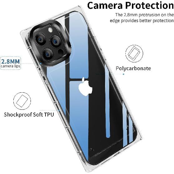 

Jmltech Case for iPhone 15 Pro Case Clear Silicone Women Men Shockproof Protective Flexible Phone Cases for iPhone 15 Pro 6.1 inch Crystal Clear