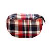 Spiral Plaid Logo Waist Bag