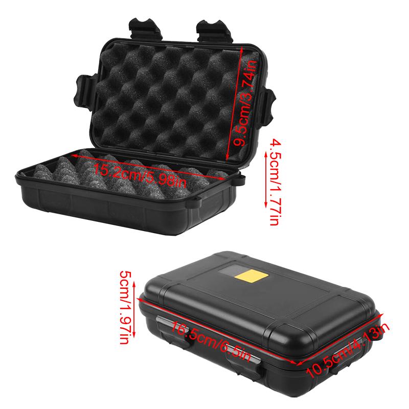 1Pc Large Box Shockproof Tool Waterproof Storage Case Outdoor PP+ABS Kit Box Sealed