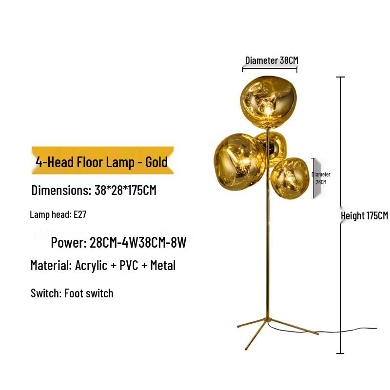 Oeny Volcanic Lava Floor Lamp