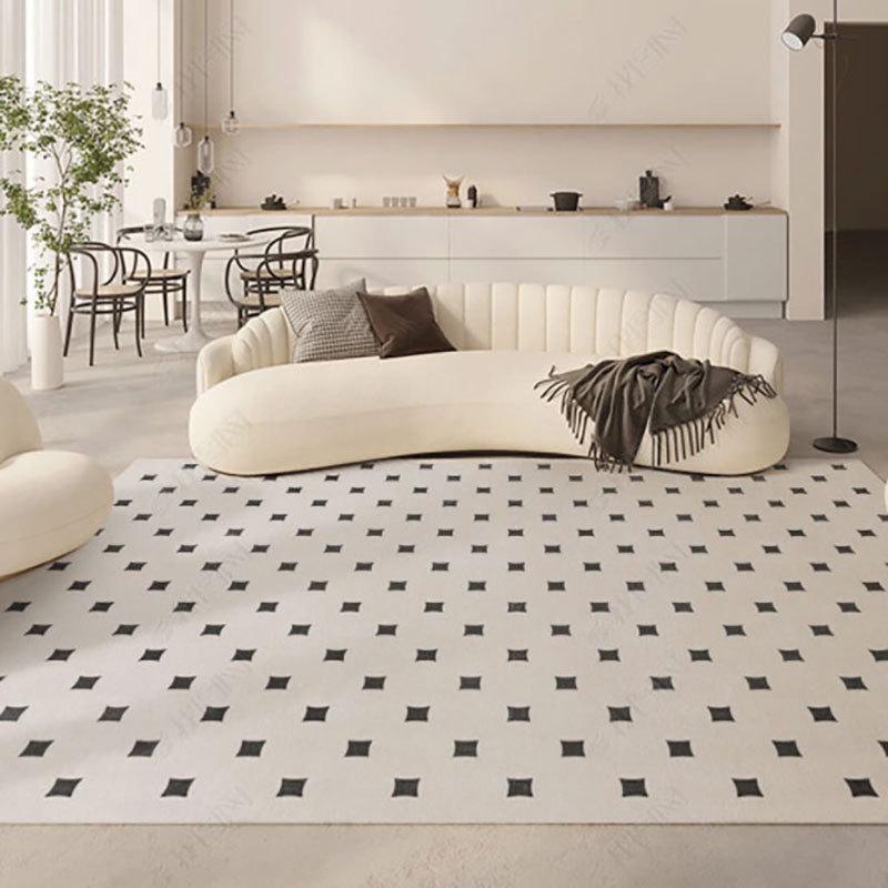 

Французский клетчатый нескользящий, грязеотталкивающий, впитывающий воду ковер для гостиной, журнального столика, прихожей и спальни 80x120cm (Thick Plush)