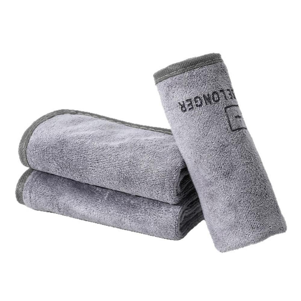 

Car Cleaning Towel, 30x60cm Double-Sided Microfiber, Lint-Free & Streak-Free, Super Absorbent, Scratch-Free for Auto Detailing 30*60cm серый