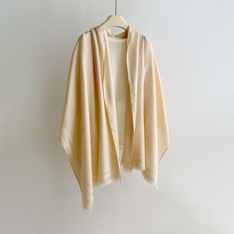 Summer Fashion Geometric Print Thin Scarf For Women Air Conditioner Shawl
