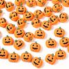 Halloween Resin Pumpkin Charms - Mini Flatback DIY Decor, Decor for Vase Fillers, Phone Cases, Fridge & Table - Durable Resin