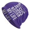 Custom Yeshua Jesus Christian Skullies Beanies Caps Unisex Winter Warm Knitting Hat Street Adult Bonnet Hats Outdoor Ski Cap