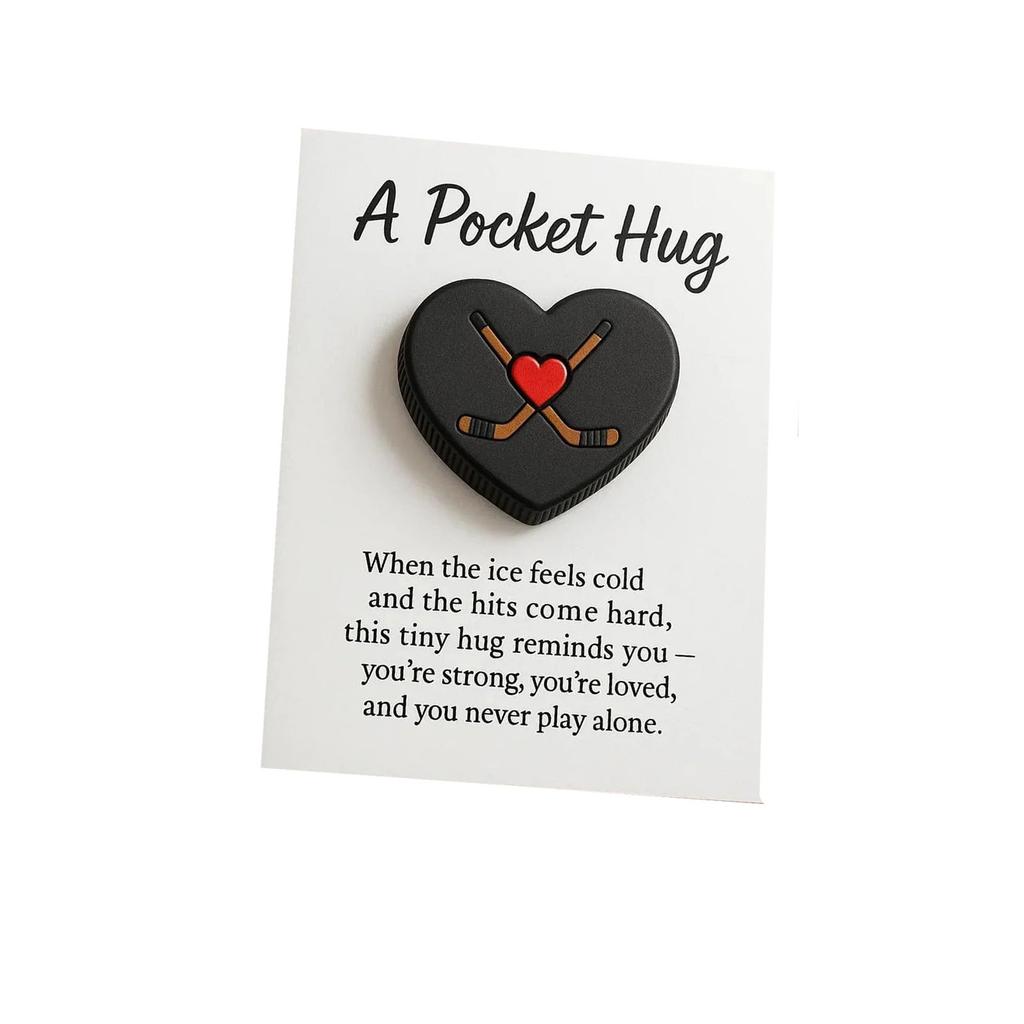 Heart-shaped Baseball Themed Pocket Hug Gift Suitable For Friends