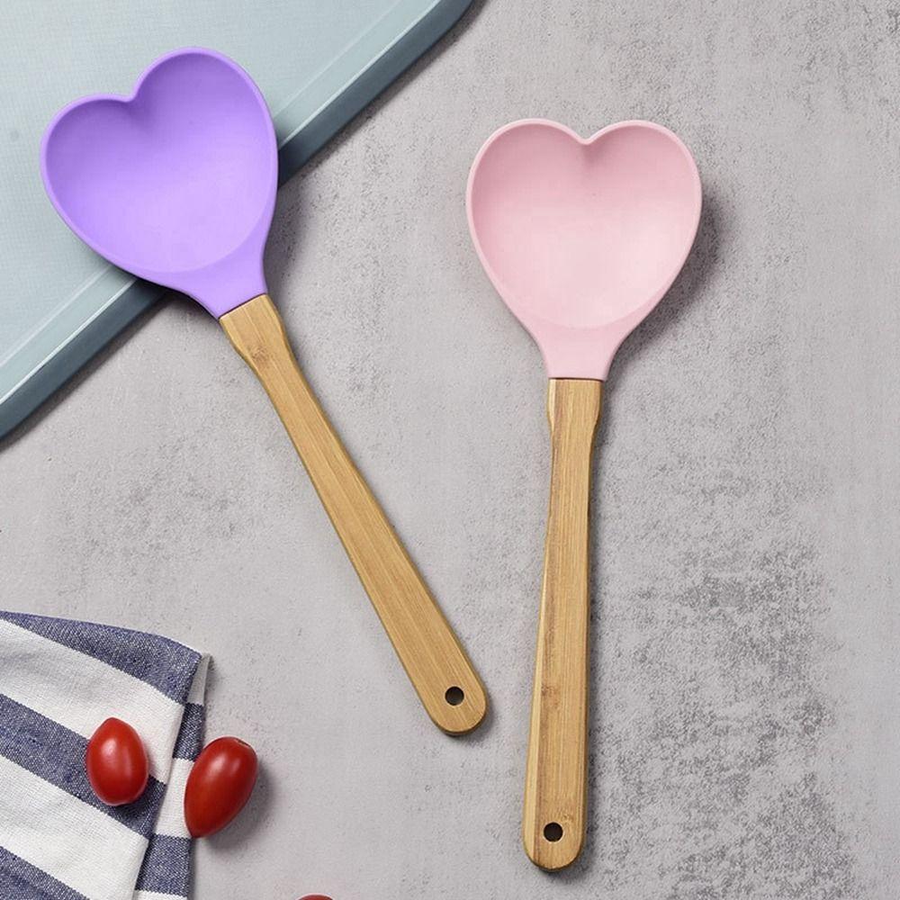 Anti-scald Kitchen Accessories Non-Stick Egg-beater Baking Stick Stirring Spoon Pastry Spatula