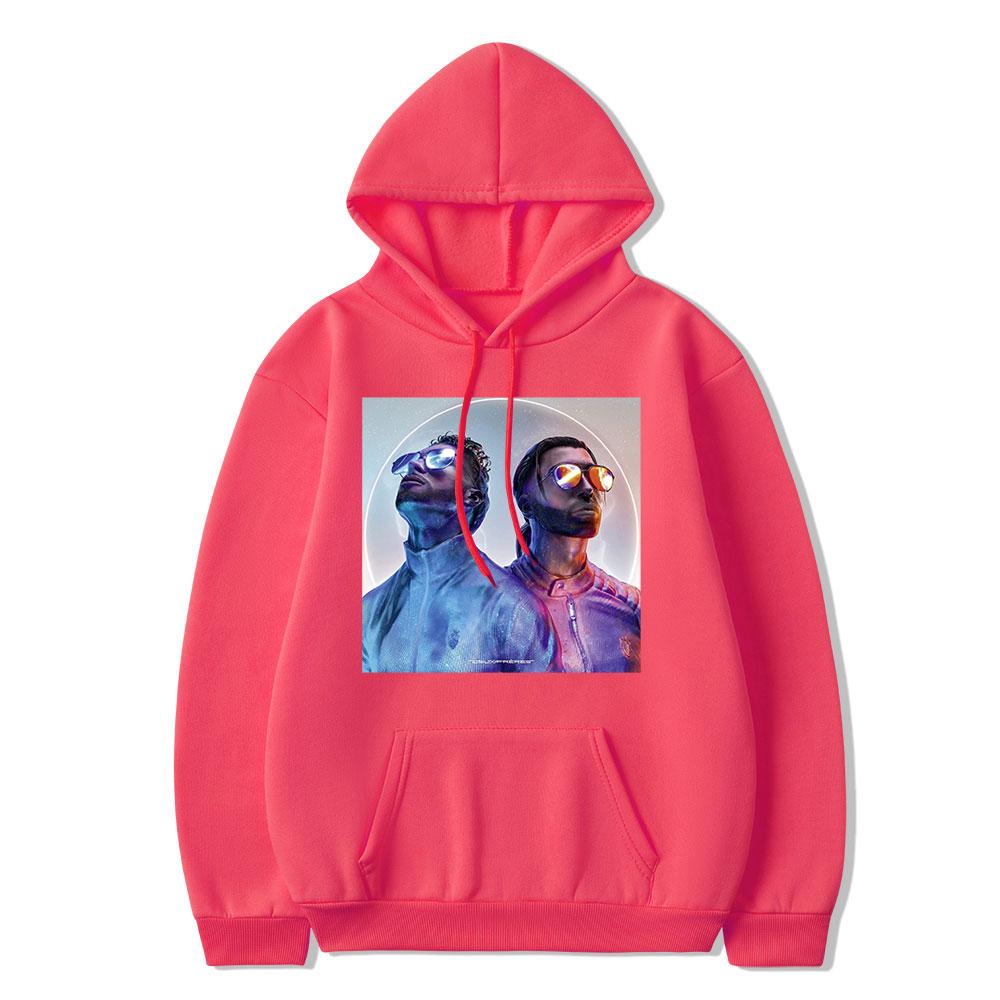 Le Monde Chico Album PNL Толстовка Французская рэп-группа Harajuku Хлопковая толстовка — фото 3