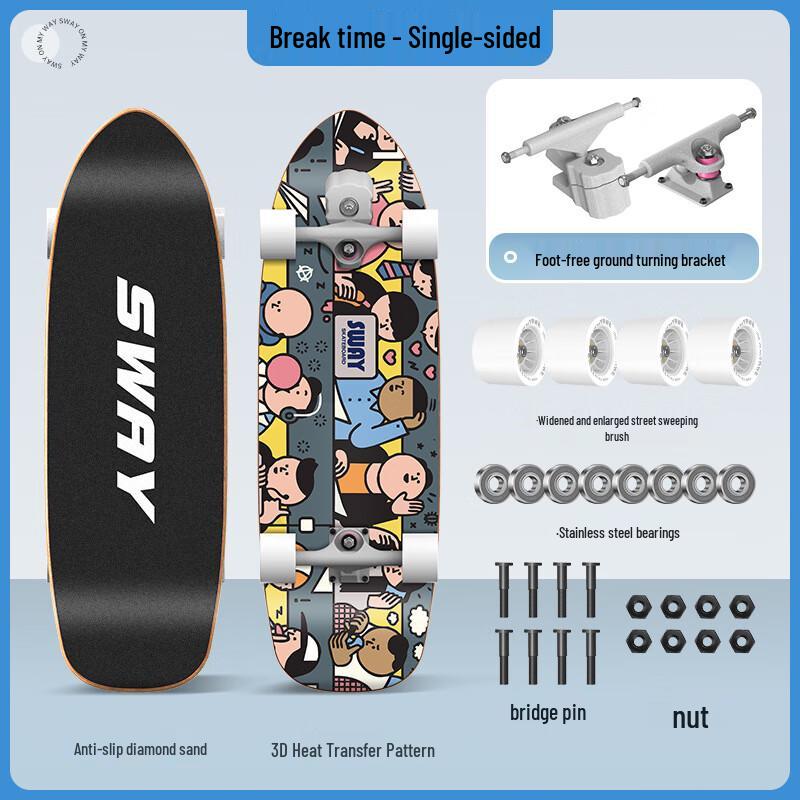 WEZHO Land Surf Skateboard