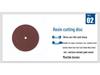 Small Resin Cutting Disc for Metal - Double Mesh Saw Blade & Mini Grinding Wheel