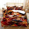 Dämonentöter-Bettwäscheset Kamado Nezuko, Bettbezug-Set, Tagesdecke, Kissenbezug, Kingsize, Queensize, Full Single Size, Bettwäsche, Jungen, Teenager, Geschenk