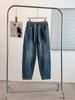 Early Spring Loose Fit Women's Drawstring Pants, Plus Size, 300 Jin