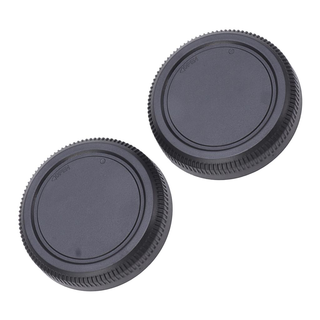 2PCS Lens Rear Caps ABS Plastic Snap On Lens Back Cover Replacement for GFX Series SLR Cameras