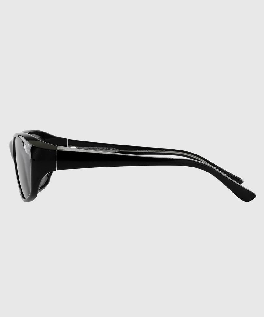 Tuditeo Cor Large Size Uv400 Sunglasses Nylon Tint Lens C1 Glossy Black