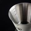 V-shaped Spout Coffee Espresso Cup Wooden Handle Coffee Extract Cup Coffee Measuring Cup  Home