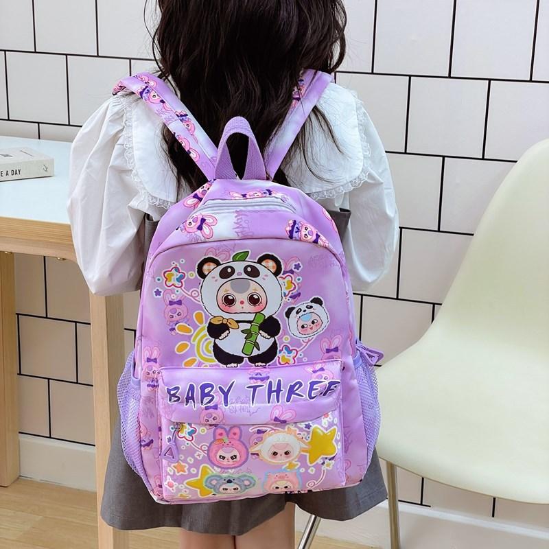 New Cartoon Children's Schoolbag Cute Large Capacity Ultra-light Small Backpack Printed Kindergarten Backpack Bag