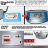 Nicht polarisierte Top Sonnenbrille Aluminium Herren Damen Brille Fahrbrille Blendschutz Sonnenbrille