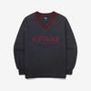 V Neck Logo Sweatshirt