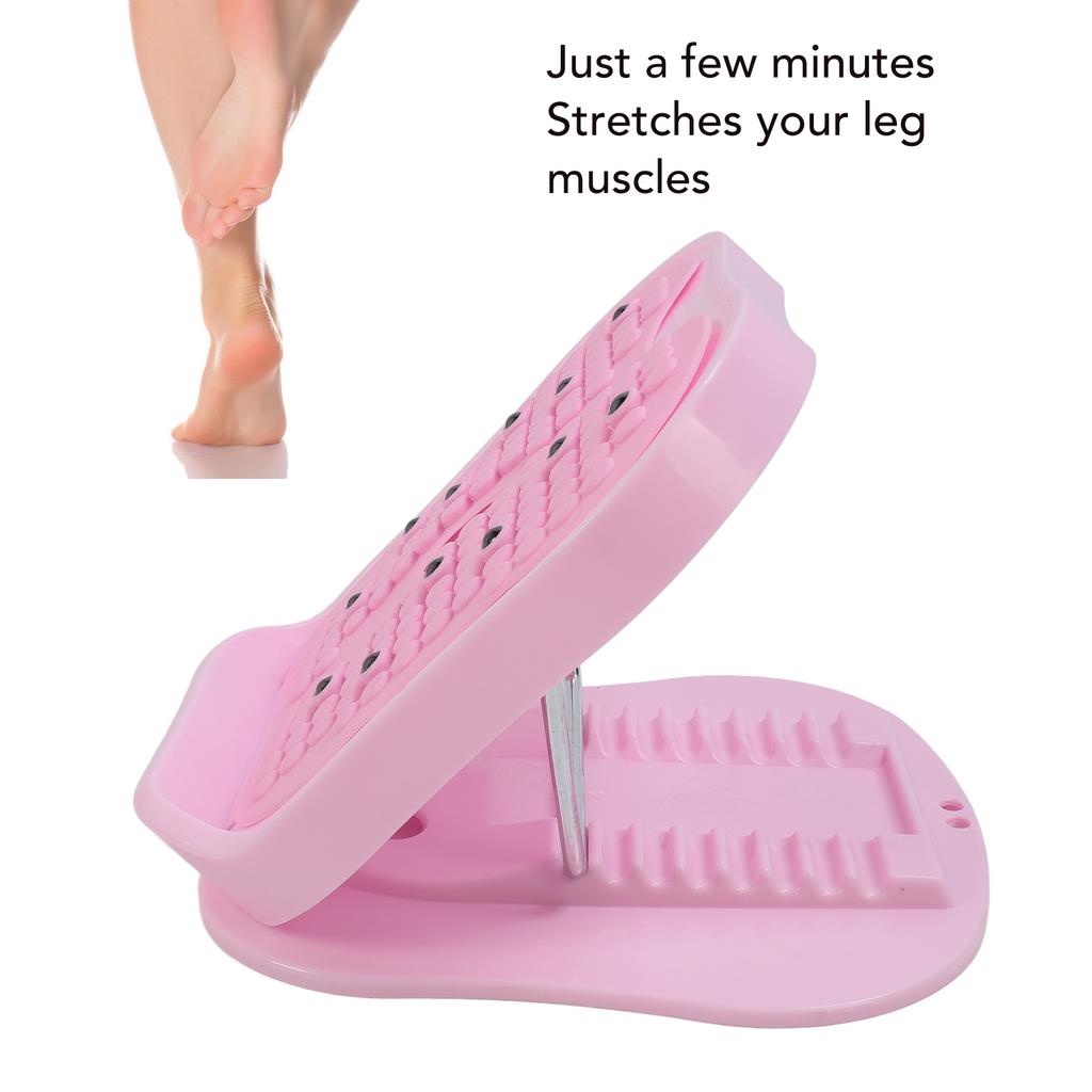 Leg Stretching Board 881.8lbs Capacity 8 Adjustable Angles Slant Board for Plantar Fasciitis Pink