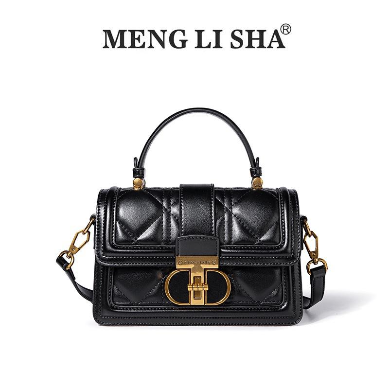 

New niche retro high-end single shoulder underarm small square bag women s commuting casual versatile portable messenger bag чёрный