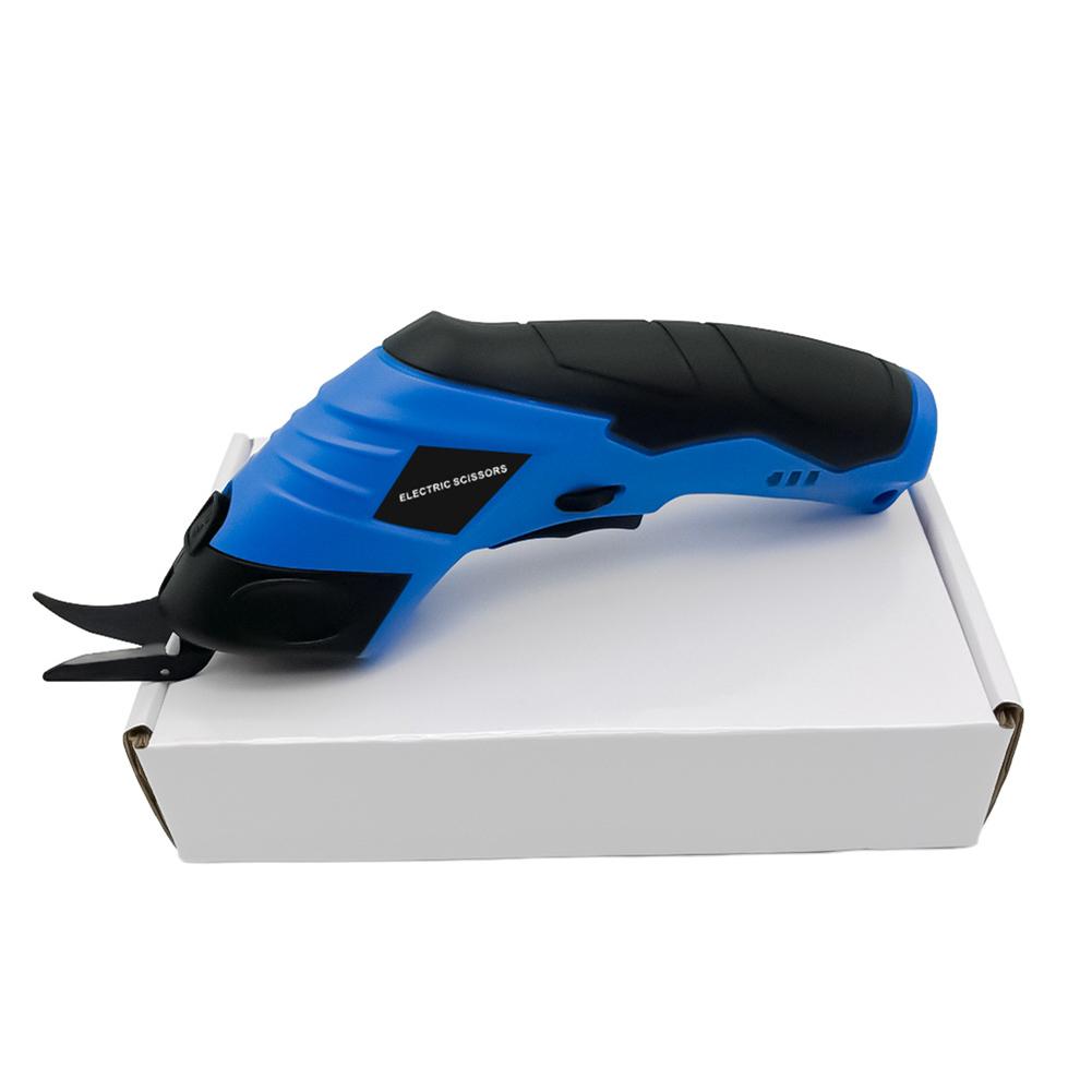 3.6V Electric Scissors Rechargeable Cordless Sewing Shear Tungsten Steel Blades Leather Tailor Scissors Cloth Carpet PVC Leather