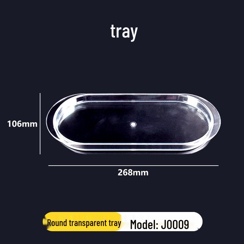 Food Grade Transparent Double-Layer Seasoning Bottle with Lid for Soy Sauce and Vinegar