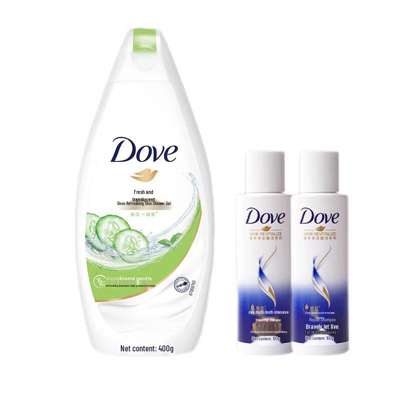 

Dove Refreshing Shower Gel & Shampoo Set