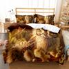 Owl Duvet Cover Set Cute Bird Polyester Comforter Cover for Boys Girls Kids Bedding Set King Size Quilt Cover with Pillowcase