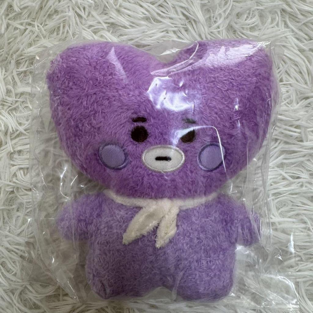 [USED] BT21 TATA V Plush Toys, Bundle, Line Friends, Denim Fabric