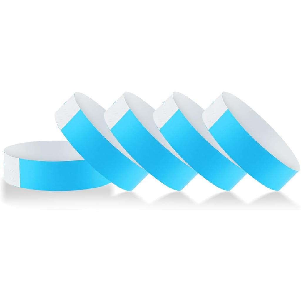 500 Pcs Wrist Bands, Paper Wristbands for Events, Adhesive Colored Wristbands, Disposable Wrist Bands, VIP Bracelets for Party (Red Yellow Orange