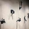 Athlete Rock Climbing Man Resin Background Wall Hanging Decoration Sculpture Statue Figures Creative Rock Climber Statue Pendant