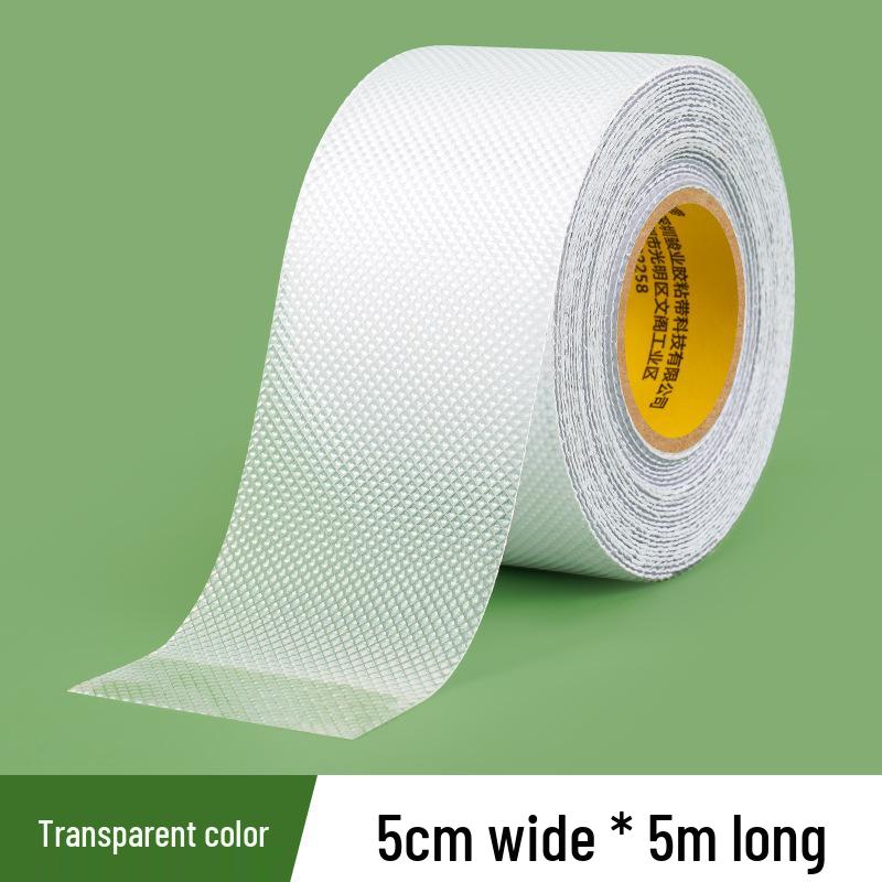 Transparent Brick Pattern Anti-Slip Tape: Self-Adhesive, Waterproof, Wear-Resistant for Bathroom and Staircase Safety