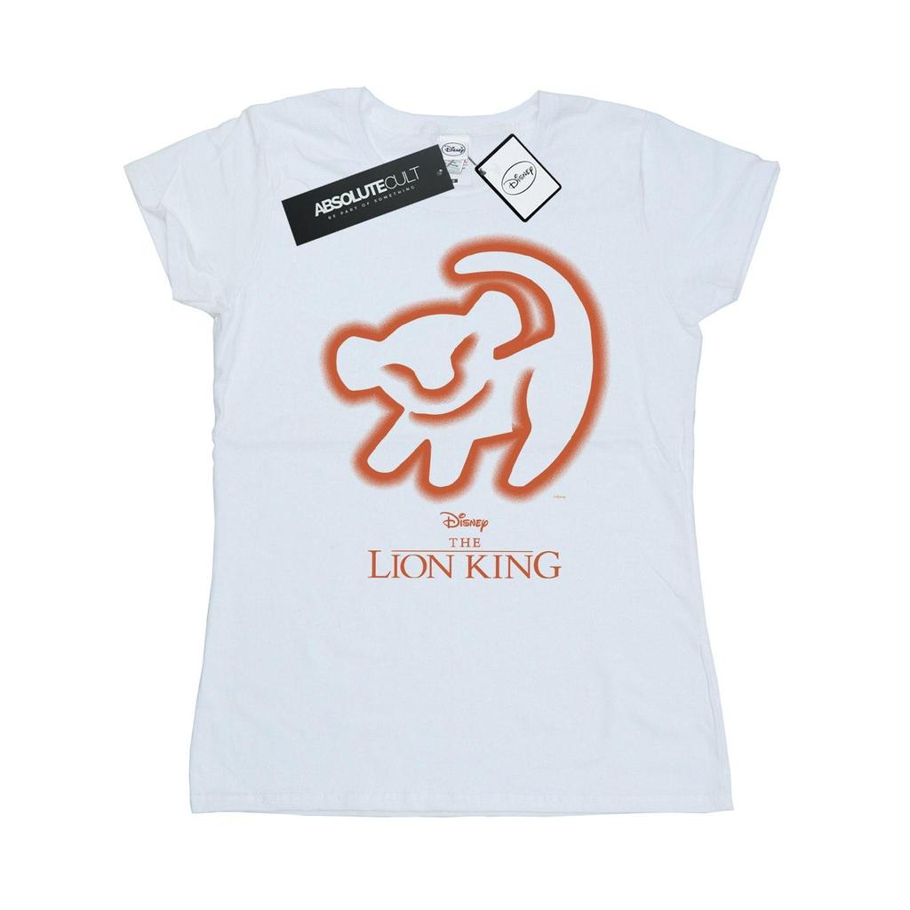 Disney Womens/Ladies The Lion King Cave Drawing Cotton T-Shirt