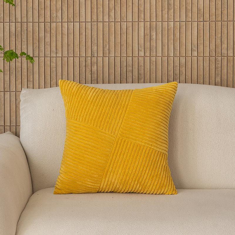 Corduroy Windmill Patchwork Cushion Cover for Bedroom or Living Room Sofa