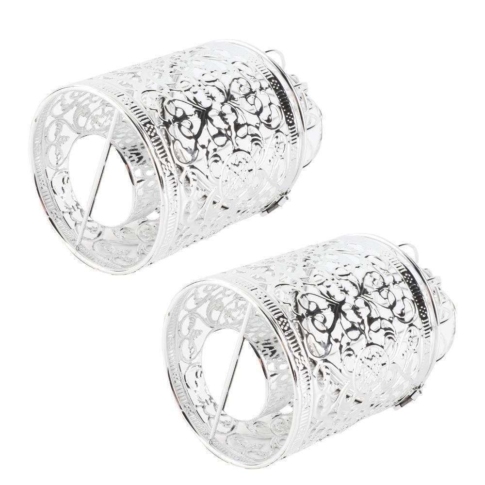 2pcs Hanger Ring Birdcage Candlestick Small Cage Hanging Candle Lantern  Wedding Decoration