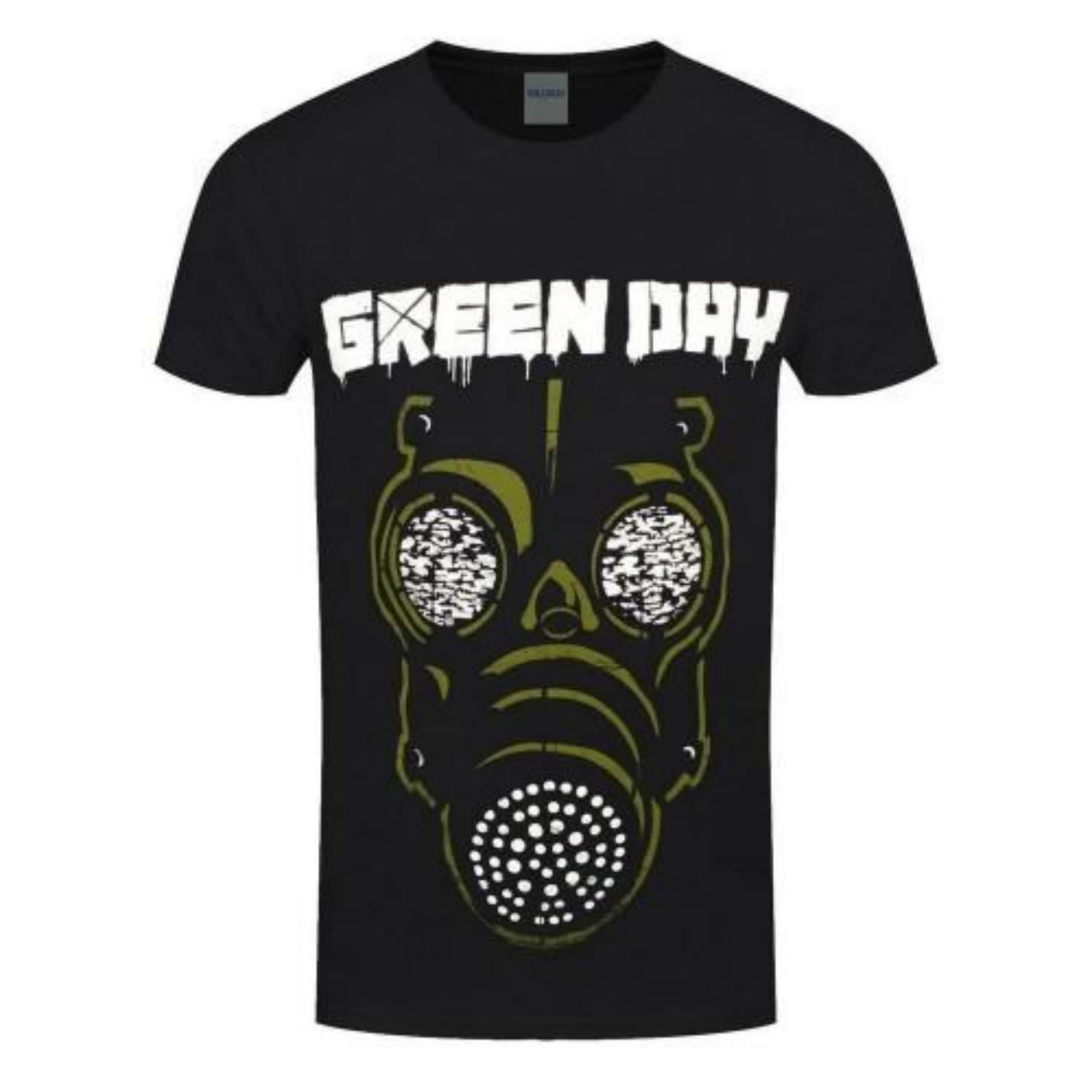 Green Day Unisex Adult Mask T-Shirt S чёрный