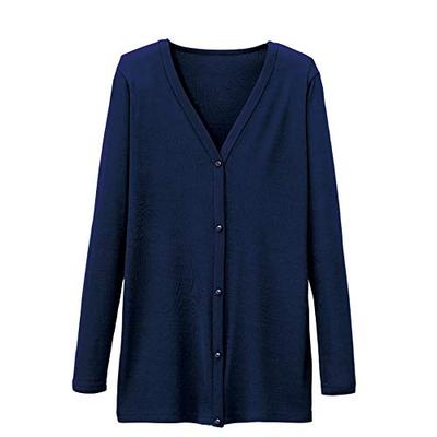 Nursery Cooling, Smooth and Cool, UV Protection Cardigan, Lightweight, Sweat-Wicking, Quick-Drying, Size 3L, Navy, 9389504A