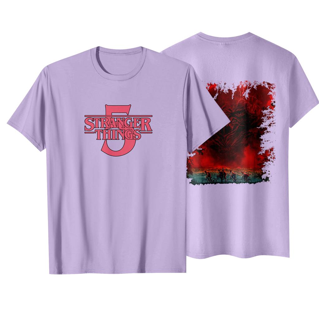 Lässiges Kurzarm-T-Shirt mit Buchstabenprint für Kinder