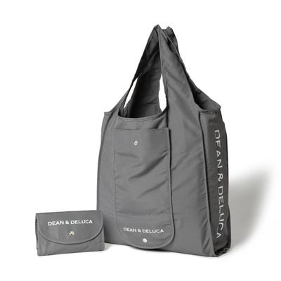 Dean Deluca Shopping Charcoal 43 X 37 X 14 Cm & Bag, Gray, Foldable, Lightweight, Compact,
