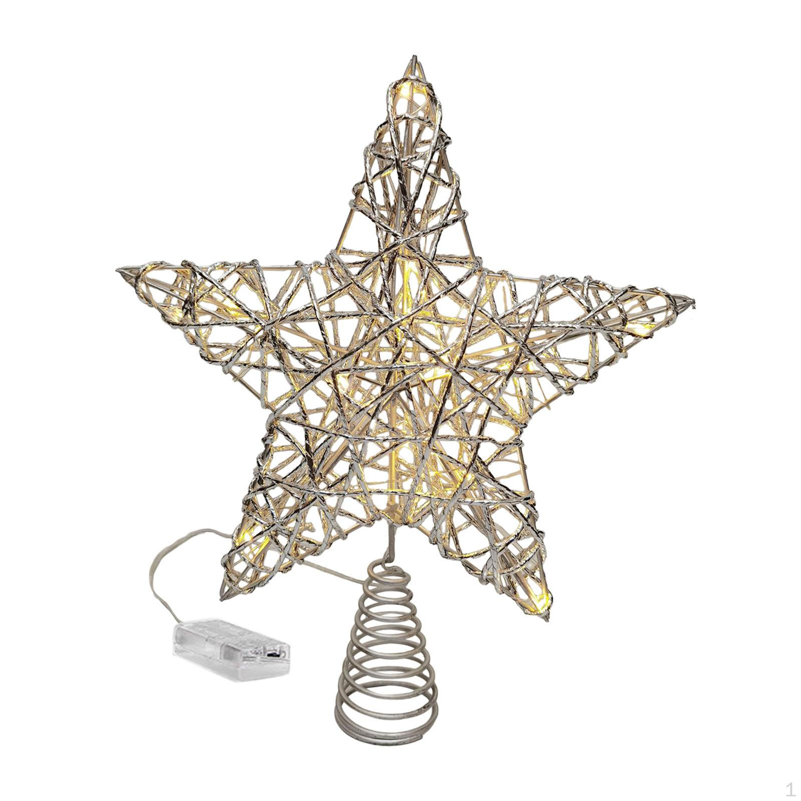 

Верхушка для елки Звезда Огни Ночь для Подвесного Украшения