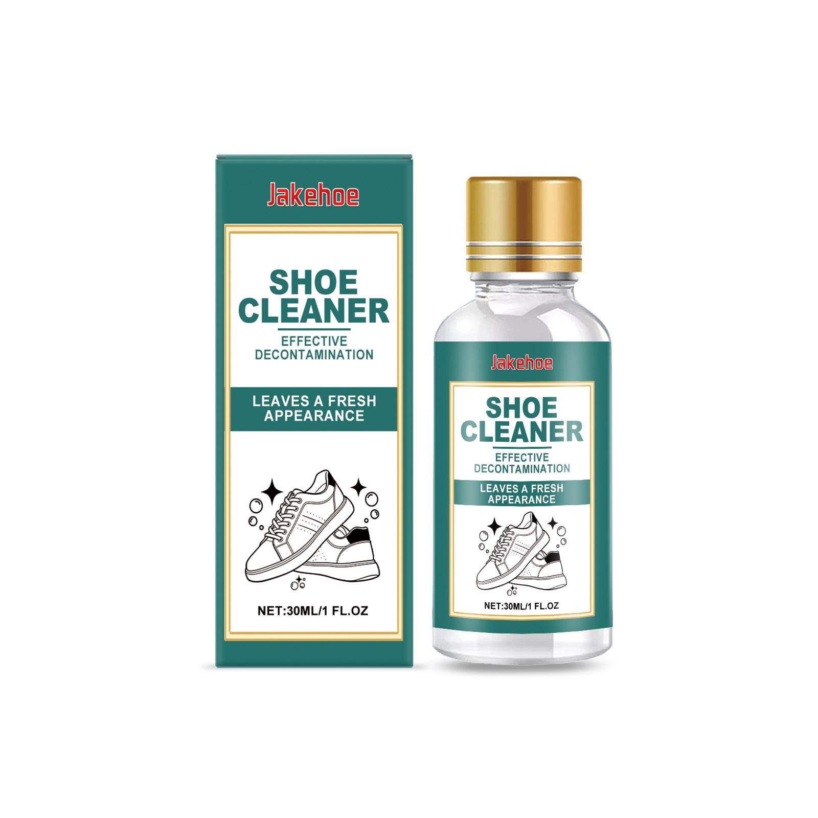 JAKEHOE Shoe Cleaner: Gentle Stain Removal for Sports and White Shoes. Portable and Effective Wash Care Solution.