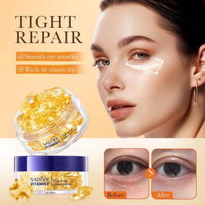 SADOER Crema para Ojos Reafirmante y Nutritiva Onagra Vitamina E Esencia para Ojos